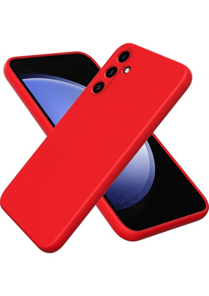 Samsung Galaxy A35 5g Kırmızı Sıvı Silikon Kılıf (Yurt Dışından)