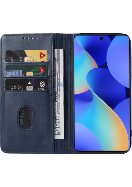 Tecno Spark 10 Pro Mavi Için Deri Telefon Kılıfı (Yurt Dışından) fiyatları