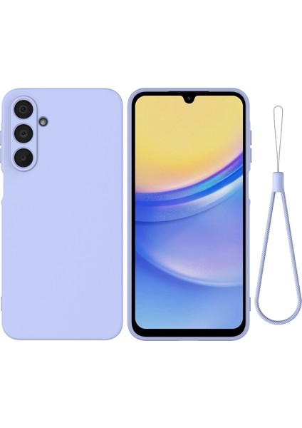 Samsung Galaxy A16 5g Mor Için Sıvı Silikon Kılıf (Yurt Dışından)