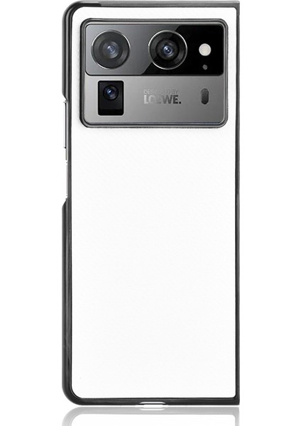 Tecno Phantom V Fold2 Beyaz Için Pu Deri Pc Telefon Kılıfı (Yurt Dışından) modelleri