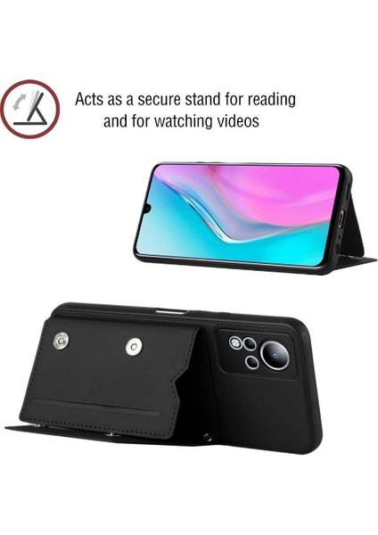 Infinix Note 11 Siyah Için Pu + Tpu + Pc Kılıfı (Yurt Dışından) fırsatları