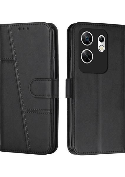 Infinix Zero 30 4g Siyah Için Deri Telefon Kılıfı (Yurt Dışından)