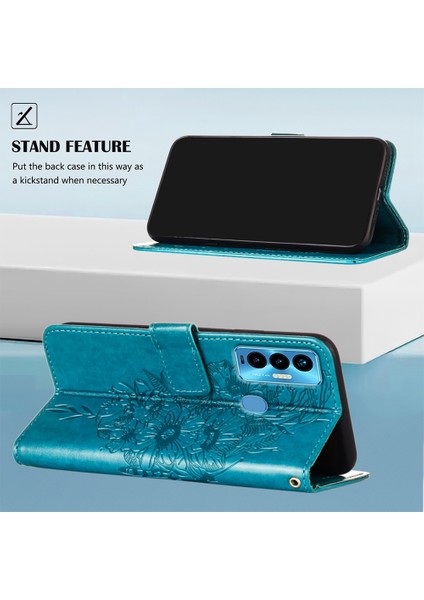 Tecno Camon 18I Mavi Için Kabartmalı Kılıf (Yurt Dışından) fırsatları