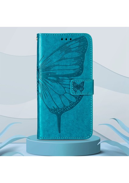 Tecno Camon 17 Pro Mavi Için Kabartmalı Kılıf (Yurt Dışından)