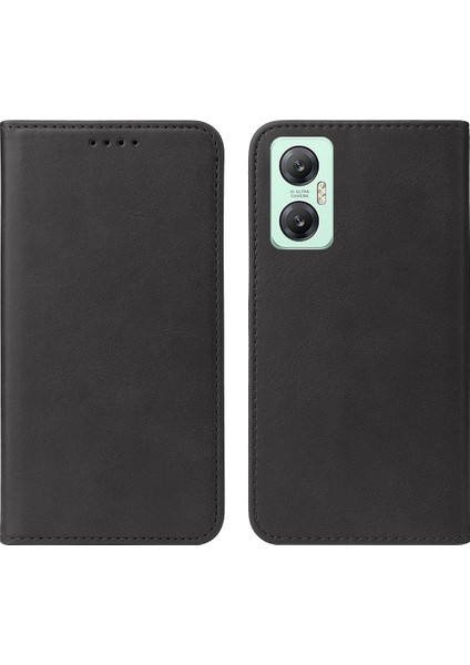 Infinix Hot 20 5g Siyah Için Deri Telefon Kılıfı (Yurt Dışından)