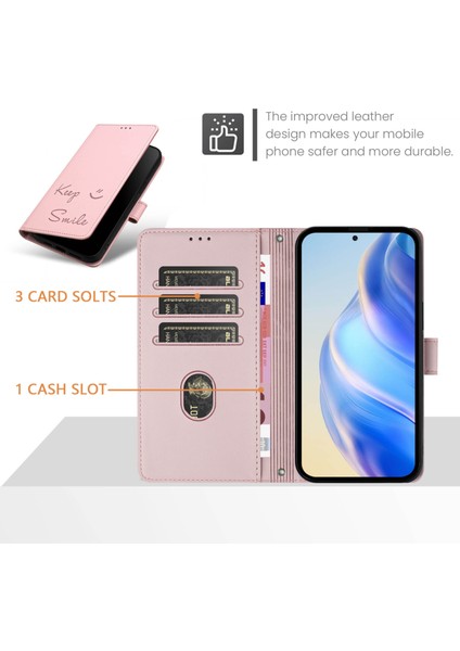 Samsung Galaxy Xcover 5 Açık Mor Için Smile Rfıd Deri Telefon Kılıfı (Yurt Dışından)
