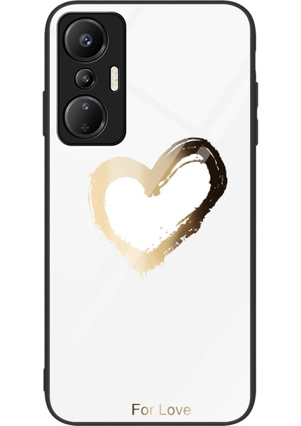 Infinix Hot 20S Golden Love Için Renkli Boyalı Gl Kılıf (Yurt Dışından)