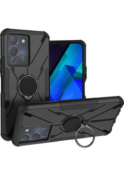 Infinix Note 12 G96 Siyah Için Armor Bear Telefon Kılıfı (Yurt Dışından)