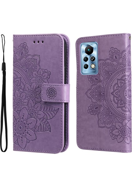 Infinix Note 11 Pro/note 11S Için Deri Kılıf Açık Mor (Yurt Dışından)