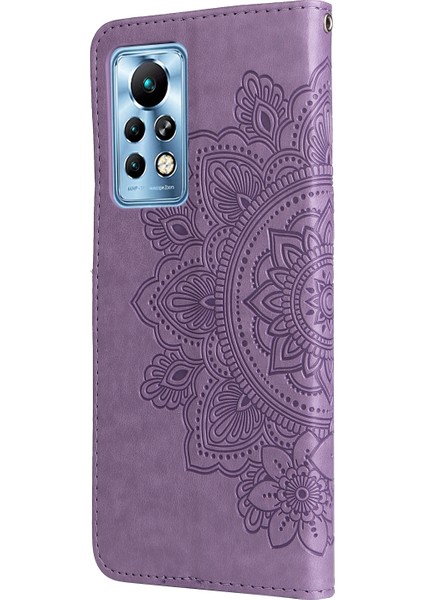 Infinix Note 11 Pro/note 11S Için Deri Kılıf Açık Mor (Yurt Dışından)