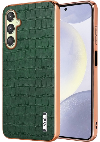 Timsah Dokulu Kılıf Samsung Galaxy A16 5g Yeşil (Yurt Dışından)