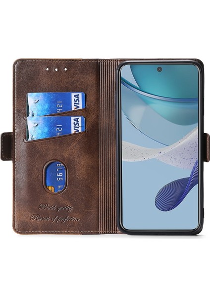 Tecno Camon 20 Pro 4g Açık Kahverengi + Yeşil Için Kontrast Renkli Deri Kılıf (Yurt Dışından) fırsatları