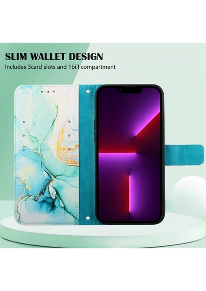 Tecno Pova Neo(Le6) Yeşil LS003 Için Mermer Kılıf (Yurt Dışından) fiyatları