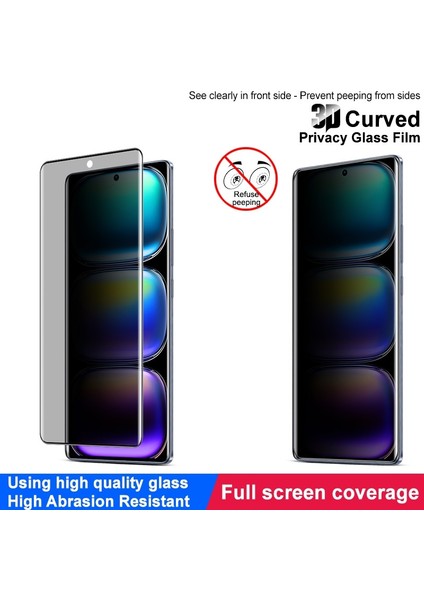 Infinix Hot 50 Pro+ 4g Için Imak Gizlilik Tam Ekran Filmi (Yurt Dışından)
