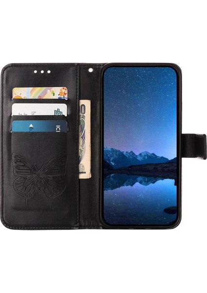 Infinix Smart 8 Plus / Smart 8 Pro Siyah Için Kabartmalı Pu Kılıf (Yurt Dışından)