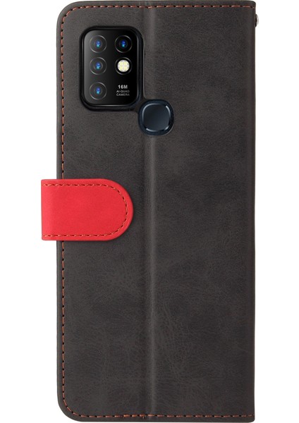 Infinix Hot 10 Kırmızı Için Business Deri Kılıf (Yurt Dışından)