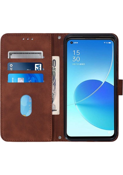 Tecno Spark Go 2021 Kahverengi Için Crossbody Deri Kılıf (Yurt Dışından)