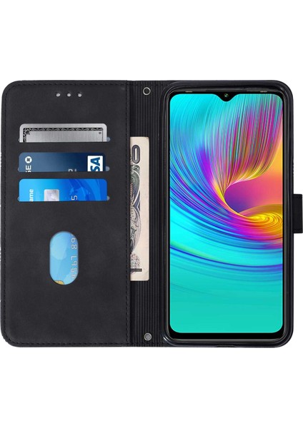 Infinix X680 Hot 9 Play Siyah Için Crossbody Deri Kılıf (Yurt Dışından) modelleri