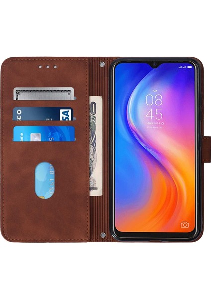 Tecno Spark 5 Air / Spark 6 Air Brown Için Crossbody Deri Kılıf (Yurt Dışından) modelleri