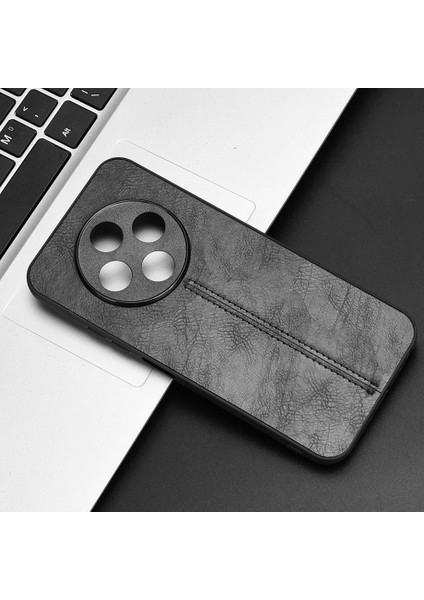 Tecno Spark 30C Siyah Için Inek Desenli Dikiş Telefon Kılıfı (Yurt Dışından) fiyatları