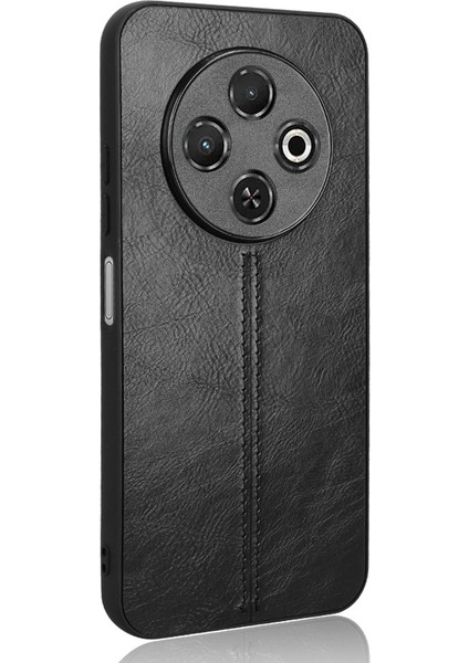 Tecno Spark 30C Siyah Için Inek Desenli Dikiş Telefon Kılıfı (Yurt Dışından) modelleri