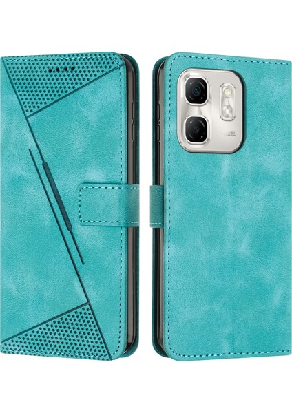 Infinix Hot 50I Yeşil Için Dream Üçgen Deri Kılıf (Yurt Dışından)