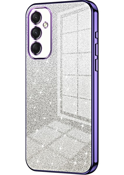 Samsung Galaxy A16 5g Mor Için Parıltılı Toz Telefon Kılıfı (Yurt Dışından)