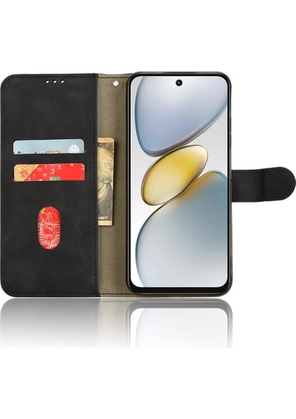 Tecno Spark Go 2025 / Spark Go 1 Siyah Için Skin Fe Telefon Kılıfı (Yurt Dışından)