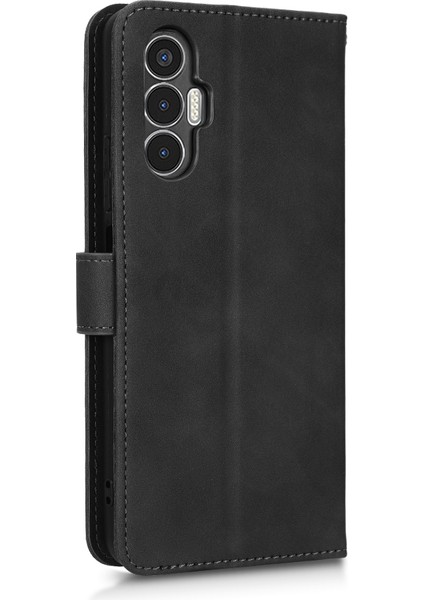 Tecno Pova 3 Siyah Için Skin Fe Deri Kılıf (Yurt Dışından) modelleri