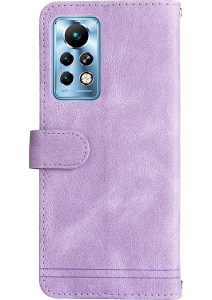 Infinix Note 11 Pro / 11S / X697 Mor Için Pu Kılıf (Yurt Dışından)