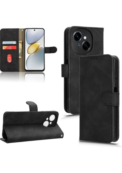 Tecno Pop 9 Siyah Için Skin Fe Telefon Kılıfı (Yurt Dışından)