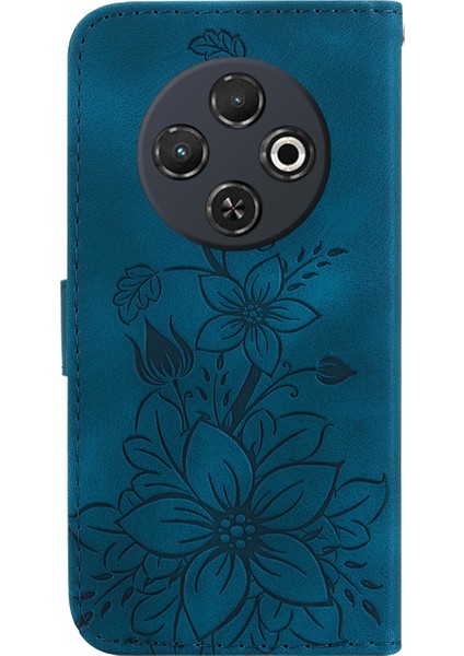 Tecno Spark 30C Koyu Mavi Için Kabartmalı Pu Kılıf (Yurt Dışından) fırsatları