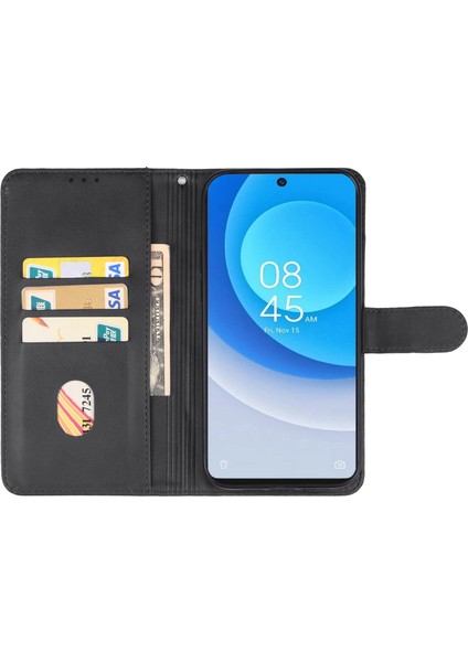 Tecno Camon 20 Pro 4g Siyah Için Deri Telefon Kılıfı (Yurt Dışından) modelleri