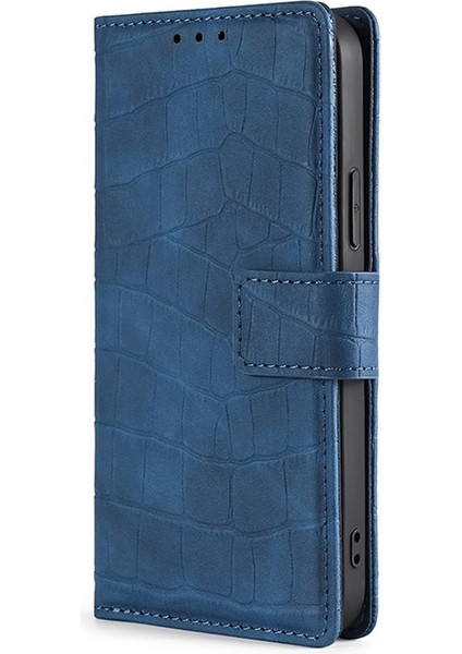 Tecno Camon 30 Pro 5g Mavi Için Skin Fe Timsah Kılıfı (Yurt Dışından)