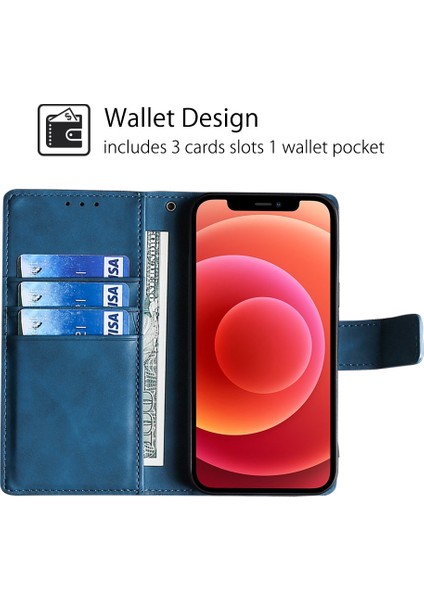 Tecno Camon 30 Pro 5g Mavi Için Skin Fe Timsah Kılıfı (Yurt Dışından)