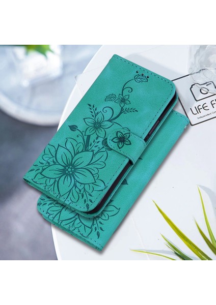 Tecno Spark 30C Yeşil Için Kabartmalı Pu Kılıf (Yurt Dışından) modelleri