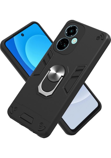 Tecno Camon 19/camon 19 Pro 5g Siyah Için 2'si 1 Arada Zırh Kılıfı (Yurt Dışından)