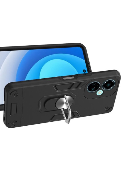 Tecno Camon 19/camon 19 Pro 5g Siyah Için 2'si 1 Arada Zırh Kılıfı (Yurt Dışından)