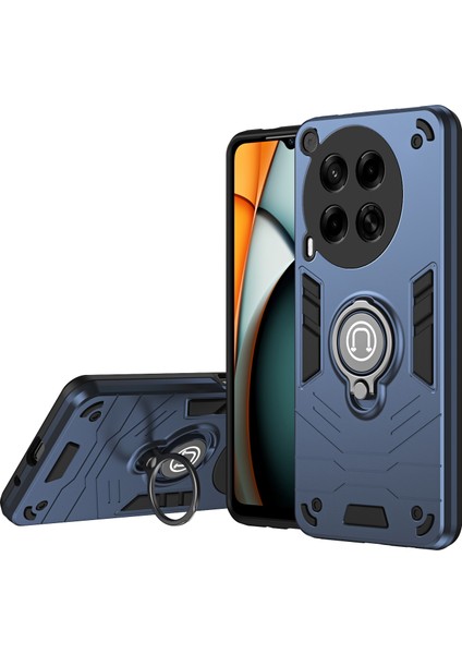 Tecno Camon 30 4g Kraliyet Mavisi Için Halkalı Telefon Kılıfı (Yurt Dışından)