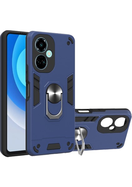 Tecno Camon 19/camon 19 Pro 5g Mavi Için 2'si 1 Arada Zırh Kılıfı (Yurt Dışından)