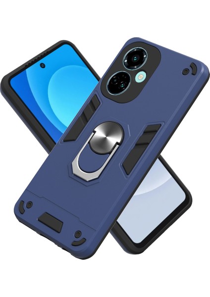 Tecno Camon 19/camon 19 Pro 5g Mavi Için 2'si 1 Arada Zırh Kılıfı (Yurt Dışından)