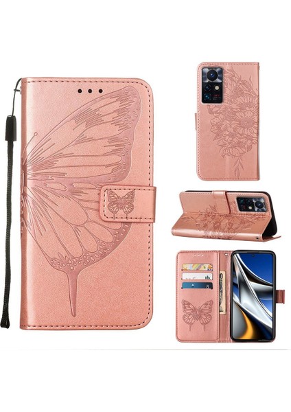 Infinix Zero x Neo Rose Gold Için Kabartmalı Kılıf (Yurt Dışından)