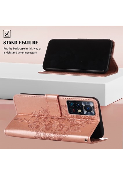 Infinix Zero x Neo Rose Gold Için Kabartmalı Kılıf (Yurt Dışından)