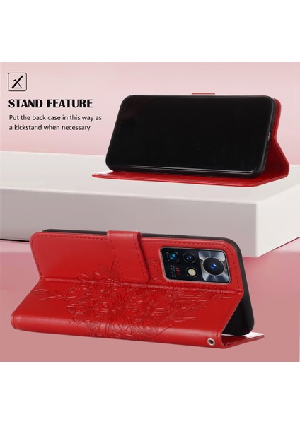 Infinix Zero x Neo Kırmızı Için Kabartmalı Kılıf (Yurt Dışından)