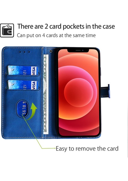 Infinix Note 40 5g Mavi Için Skin Fe Deri Kılıf (Yurt Dışından)