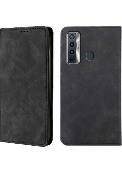 Tecno Camon 17 Siyah Için Pu Kılıf (Yurt Dışından)
