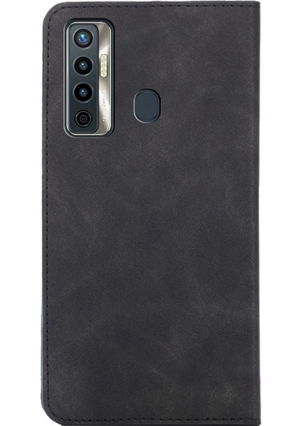 Tecno Camon 17 Siyah Için Pu Kılıf (Yurt Dışından)