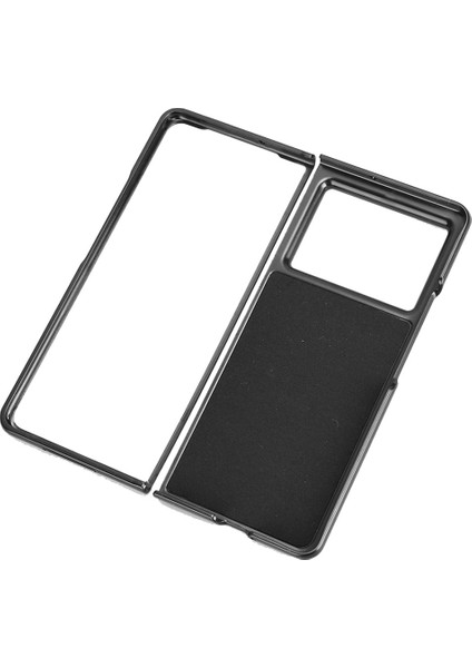 Tecno Phantom V Fold2 Siyah Için Litchi Texture Telefon Kılıfı (Yurt Dışından)
