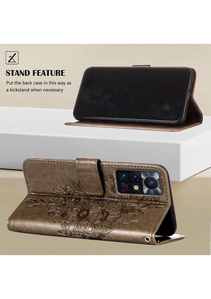 Infinix Zero x Neo Gri Için Kabartmalı Kılıf (Yurt Dışından)