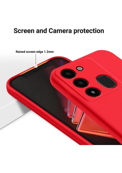 Tecno Spark Go 2022 / Spark 8c / Spark 9 Kırmızı Için Silikon Kılıf (Yurt Dışından) fırsatları
